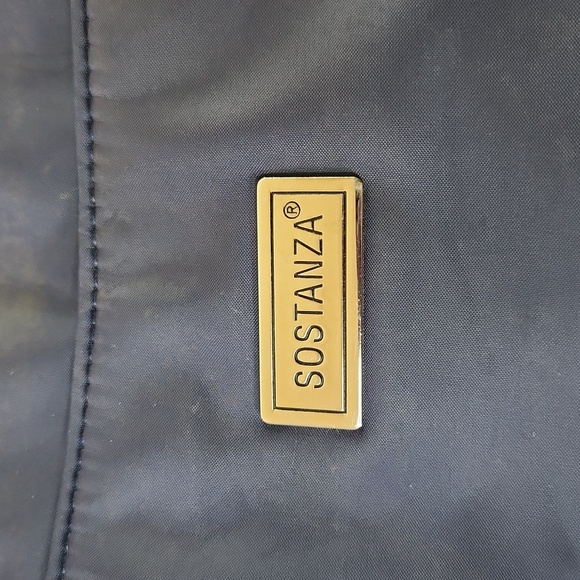 Sastanza Navy Blue Nylon Tote Bag. Size 15x11" - Picture 3 of 10